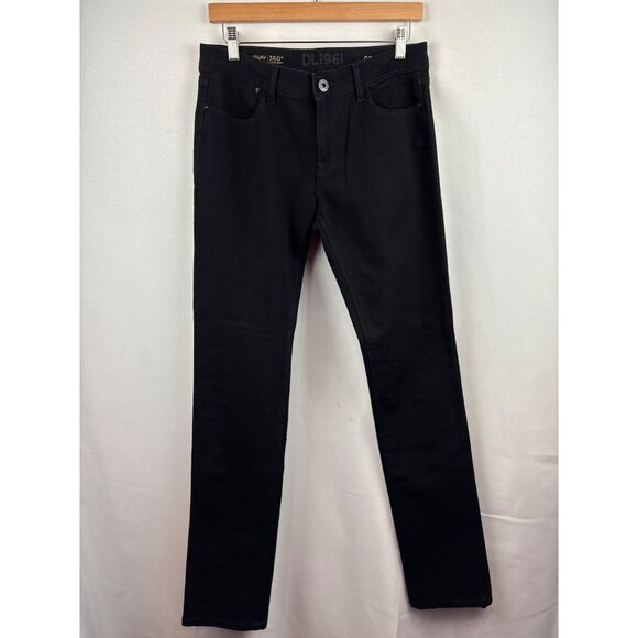 Women’s DL1961 Size 29 Black Curvy Straight Leg Jeans - Picture 1 of 7